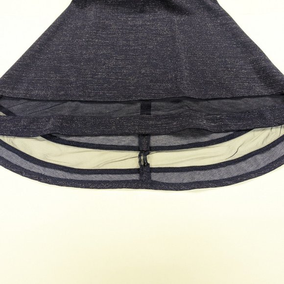 Girls Ally B navy sparkle party dress Sz. 7 - Picture 3 of 6